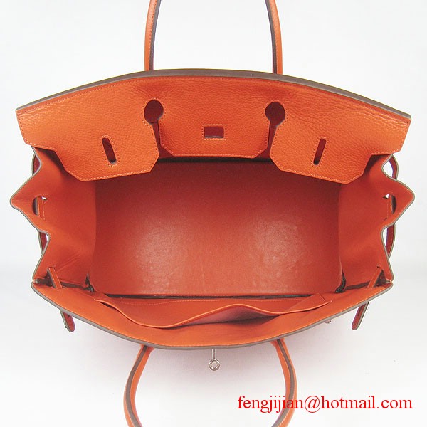 Hermes Birkin 40cm Togo Bag Orange 6099